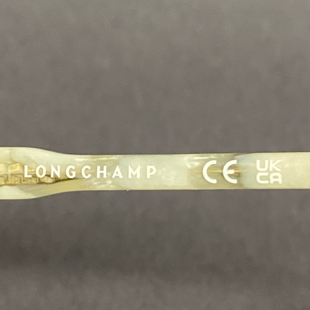 Longchamp Green and Cream Women's Glasses - Picture 5 of 7